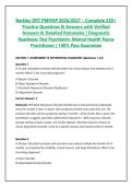Barkley DRT PMHNP 2026&sol;2027 &ndash; Complete 250&plus; Practice Questions & Answers with Verified Answers & Detailed Rationales &vert; Diagnostic Readiness Test Psychiatric-Mental Health Nurse Practitioner &vert; 100&percnt; Pass Guarantee