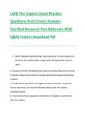 LAFD Fire Captain Exam Practice &NewLine;Questions And Correct Answers &NewLine;&lpar;Verified Answers&rpar; Plus Rationale 2026 &NewLine;Q&A&vert; Instant Download Pdf  