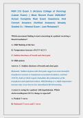 NUR 215 Exam 2&3 &lpar;Arizona College of Nursing&rpar;  Exams &vert;&vert; Most Recent Exams 2026&vert;2027