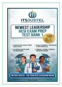 HESI Leadership Exam Prep Test Bank &vert; 200 Original Practice Questions with Detailed Explanations &vert; Comprehensive Nursing Leadership & Management Review &vert; 2026 Edition