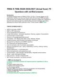 FEMA IS 700b EXAM 2026&sol;2027 &lpar;Actual Exam&rpar; 70 Questions with verified answers