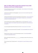 NUR 172 Final Exam Questions And Correct Verified Answers New Updated Version 2026 Graded A&plus;