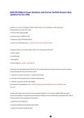 NUR 635 Midterm Exam Questions And Correct Verified Answers New Updated Version 2026