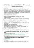 NR601 Midterm Exam&colon; 2026&sol;2027 Edition - 75 Questions & &NewLine;Verified Correct Answers