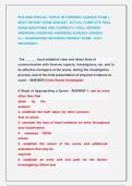 PHA 6936 SPECIAL TOPICS IN FORENSIC SCIENCE EXAM &vert;&vert; &NewLine;MOST RECENT EXAM 2026&vert;2027  ACTUAL COMPLETE REAL &NewLine;EXAM QUESTIONS AND CORRECTLY WELL DEFINED &NewLine;ANSWERS &lpar;VEERIFIED ANSWERS&rpar; ALREADY GRADED                  &NewLine;A&plus; &vert; GUARANTEED SUCCESS&excl;&excl; NEWEST EXAM &vert; JUST