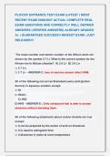 PLOVDIV ENTRANCE TEST EXAM &lpar;LATEST &rpar; MOST &NewLine;RECENT EXAM 2026&vert;2027 ACTUAL COMPLETE REAL &NewLine;EXAM QUESTIONS AND CORRECTLY WELL DEFINED &NewLine;ANSWERS &lpar;VERIFIED ANSWERS&rpar; ALREADY GRADED &NewLine;A&plus; &vert; GUARANTEED SUCCESS&excl;&excl; NEWEST EXAM &vert; JUST &NewLine;RELEASED&excl;&excl; 