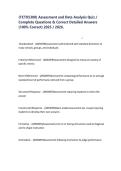&lpar;TCTX5300&rpar; Assessment and Data Analysis Quiz &vert; Complete Questions & Correct Detailed Answers &lpar;100&percnt; Correct&rpar; &vert; 2025 2026&period;