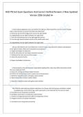 HESI PN Exit Exam Questions And Correct Verified Answers 3 New Updated Version 2026 Graded A&plus;