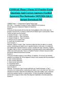 COMSAE Phase 1 Form 113 Practice Exam Questions And Correct Answers &lpar;Verified Answers&rpar; Plus Rationales 2025&vert;2026 Q&A &vert; Instant Download Pdf