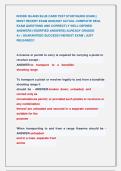 RHODE ISLAND BLUE CARD TEST STUDYGUIDE EXAM &vert;&vert; &NewLine;MOST RECENT EXAM 2026&vert;2027 ACTUAL COMPLETE REAL &NewLine;EXAM QUESTIONS AND CORRECTLY WELL DEFINED &NewLine;ANSWERS &lpar;VEERIFIED ANSWERS&rpar; ALREADY GRADED                &NewLine;A&plus; &vert; GUARANTEED SUCCESS&excl;&excl; NEWEST EXAM &vert; JUST &NewLine;RELEA