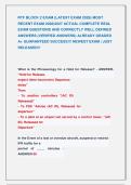 RTF BLOCK 2 EXAM &lpar;LATEST EXAM 2026&rpar; MOST &NewLine;RECENT EXAM 2026&vert;2027 ACTUAL COMPLETE REAL &NewLine;EXAM QUESTIONS AND CORRECTLY WELL DEFINED &NewLine;ANSWERS &lpar;VERIFIED ANSWERS&rpar; ALREADY GRADED &NewLine;A&plus; GUARANTEED SUCCESS&excl;&excl;&excl; NEWEST EXAM &vert; JUST &NewLine;RELEASED&excl;&excl;