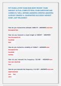 RTF EXAM &lpar;LATEST EXAM 2026&rpar; MOST RECENT  EXAM &NewLine;2026&vert;2027 ACTUAL COMPLETE REAL EXAM QUESTIONS AND &NewLine;CORRECTLY WELL DEFINED ANSWERS &lpar;VERIFIED ANSWERS&rpar; &NewLine;ALREADY GRADED A&plus; GUARANTEED SUCCESS&excl;&excl;&excl; NEWEST &NewLine;EXAM &vert; JUST RELEASED&excl;&excl;