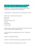 MPTC Motor Vehicle Investigations Test Exam REVIEW&NewLine;2026&sol;2027 QUESTIONS WITH ANSWERS RATED A&plus;