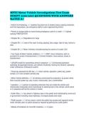 MPTC Motor Vehicle Investigations Test Exam&NewLine;SCRIPT 2026&sol;2027 QUESTIONS WITH ANSWERS&NewLine;RATED A&plus;&NewLine;
