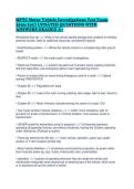 MPTC Motor Vehicle Investigations Test Exam&NewLine;2026&sol;2027 UPDATED QUESTIONS WITH&NewLine;ANSWERS GRADED A&plus;