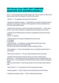 PCA Weeds Exam 2026&sol;2027 COMPLETE&NewLine;QUESTIONS WITH ANSWERS GRADED A&plus;