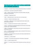 PCA Weeds Exam 2026&sol;2027 ACTUAL QUESTIONS&NewLine;WITH ANSWERS GRADED A&plus;