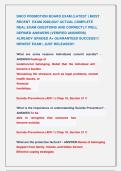 SNCO PROMOTION BOARD EXAM &lpar;LATEST &rpar; MOST &NewLine;RECENT  EXAM 2026&vert;2027 ACTUAL COMPLETE &NewLine;REAL EXAM QUESTIONS AND CORRECTLY WELL &NewLine;DEFINED ANSWERS &lpar;VERIFIED ANSWERS&rpar; &NewLine;ALREADY GRADED A&plus; GUARANTEED SUCCESS&excl;&excl;&excl; &NewLine;NEWEST EXAM &vert; JUST RELEASED&excl;&excl;