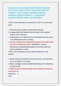 SolidWorks CSWA-AM EXAM &vert;&vert; MOST RECENT EXAM 2026&vert; &NewLine;2027 ACTUAL COMPLETE REAL EXAM QUESTIONS AND &NewLine;CORRECTLY WELL DEFINED ANSWERS &lpar;VEERIFIED &NewLine;ANSWERS&rpar; ALREADY GRADED A&plus; &vert; GUARANTEED  &NewLine;SUCCESS&excl;&excl; NEWEST EXAM &vert; JUST RELEASED&excl;&excl; 