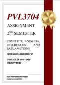 PVL3704 ASSIGNMENT 1 SEMESTER 2 2026 - COMPLETE ANSWERS