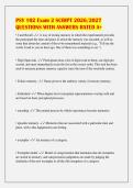 PSY 102 Exam 2 SCRIPT 2026&sol;2027&NewLine;QUESTIONS WITH ANSWERS RATED A&plus;