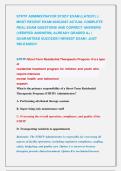 STRTP ADMINISTRATOR STUDY EXAM &lpar;LATEST&rpar; &vert;&vert; &NewLine;MOST RECENT EXAM 2026&vert;2027 ACTUAL COMPLETE &NewLine;REAL EXAM QUESTIONS AND CORRECT ANSWERS &NewLine;&lpar;VERIFIED ANSWERS&rpar; ALREADY GRADED A&plus; &vert; &NewLine;GUARANTEED SUCCESS&excl;&excl; NEWEST EXAM &vert; JUST &NewLine;RELEASED&excl;&excl; 