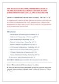 WGU D027 OA Exam Advanced Pathopharmacological Foundations Tested Questions &lpar;Latest 2026 &sol; 2027&rpar; and Verified Rationalized Answers&comma; 100&percnt; Guarantee Pass