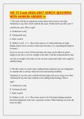ASE T5 Exam 2026&sol;2027 NEWEST QUESTIONS&NewLine;WITH ANSWERS GRADED A&plus;