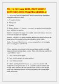 ASE T5 &lpar;2&rpar; Exam 2026&sol;2027 NEWEST&NewLine;QUESTIONS WITH ANSWERS GRADED A&plus;