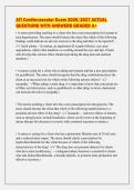 ATI Cardiovascular Exam 2026&sol;2027 ACTUAL&NewLine;QUESTIONS WITH ANSWERS GRADED A&plus;
