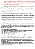 ATI RN FUNDAMENTALS PROCTORED EXAM 2026-2027 ACTUAL EXAM TES &NewLine;BANK 3 VERSIONS WITH ACTUAL EXAM QUESTIONS WITH DETAILED VERI&NewLine;FIED ANSWERS ALREADY GRADED A&plus;