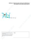 NURS 304 Exam 1 Chapter Questions And Correct Verified Answers New Updated Version 2026 Already Graded A&plus;