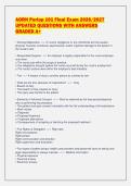 AORN Periop 101 Final Exam 2026&sol;2027&NewLine;UPDATED QUESTIONS WITH ANSWERS&NewLine;GRADED A&plus;