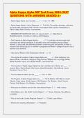 Alpha Kappa Alpha MIP Test Exam 2026&sol;2027&NewLine;QUESTIONS WITH ANSWERS GRADED A&plus;