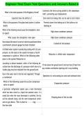 Engineer final Exam Test Questions and Answers Rated A