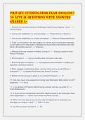 Private Investigator Exam 2026&sol;2027&NewLine;50 ACTUAL QUESTIONS WITH ANSWERS&NewLine;GRADED A&plus;