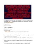 NCCT PRACTICE EXAM SURGICAL&NewLine;TECH EXAM AND PRACTICE EXAM&NewLine;LATEST 2026&sol;2027 TEST BANK&vert;&NewLine;COMPLETE 100 REAL EXAM&NewLine;QUESTIONS AND CORRECT VERIFIED&NewLine;ANSWERS&sol; ALREADY GRADED A&plus;&vert;&NewLine;NCCT SURGICAL TECH EXAM PREP&NewLine;&lpar;BRAND NEW&excl;&excl;&rpar;