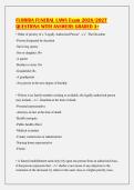 FLORIDA FUNERAL LAWS Exam 2026&sol;2027&NewLine;QUESTIONS WITH ANSWERS GRADED A&plus;