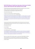HESI PSYCH Mental Health Exam Questions And Correct Verified &NewLine;Answers With Rationales New Updated Version 2026