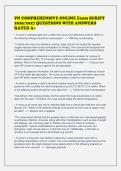 PN COMPREHENSIVE ONLINE Exam SCRIPT&NewLine;2026&sol;2027 QUESTIONS WITH ANSWERS&NewLine;RATED A&plus;