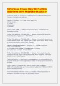 TLETA Week 2 Exam 2026&sol;2027 ACTUAL&NewLine;QUESTIONS WITH ANSWERS GRADED A&plus;