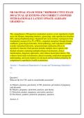 NR 546 FINAL EXAM WEEK 7 REPRODUCTIVE EXAM &NewLine;300 ACTUAL QUESTIONS AND CORRECT ANSWERS &NewLine;WITH RATIONALE LATEST UPDATE ALREADY &NewLine;GRADED A&plus;