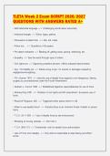TLETA Week 2 Exam SCRIPT 2026&sol;2027&NewLine;QUESTIONS WITH ANSWERS RATED A&plus;
