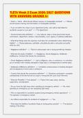 TLETA Week 2 Exam 2026&sol;2027 QUESTIONS&NewLine;WITH ANSWERS GRADED A&plus;
