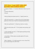 TLETA Week 1 Exam SCRIPT 2026&sol;2027&NewLine;QUESTIONS WITH ANSWERS RATED A&plus;