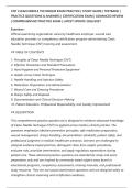 CNT CLEAN NEEDLE TECHNIQUE EXAM PRACTICE &vert; STUDY GUIDE &vert; TESTBANK &vert;&NewLine;PRACTICE QUESTIONS & ANSWERS &vert; CERTIFICATION EXAM &vert; ADVANCED REVIEW&NewLine;&vert; COMPREHENSIVE PRACTICE EXAM &vert; LATEST UPDATE 2026&sol;2027