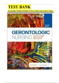 TEST BANK FOR Gerontologic Nursing 7th Edition by Jennifer J&period; Yeager&comma; Mary B&period; Winton & Sue E&period; Meiner &comma; ISBN&colon; 9780323875202 &vert;All Chapters Verified&vert; Guide A&plus;