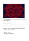 NURSING INFORMATICS&NewLine;CERTIFICATION EXAM&comma; ANCC&NewLine;INFORMATICS&comma; ANCC NURSING&NewLine;INFORMATICS CERTIFICATION EXAM&NewLine;NEWEST 2026&sol;2027 TEST BANK&vert;&NewLine;COMPLETE 630 ACTUAL EXAM&NewLine;QUESTIONS AND CORRECT&NewLine;DETAILED ANSWERS &lpar;VERIFIED&NewLine;ANSWERS&rpar; ALREADY GRADED A&plus;&vert;&vert;&NewLine;BRAND NEW&excl;&excl;