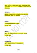 NCAL KAISER EKG ACTUAL EXAM TEST BANK 2026 &NewLine;COMPLETE with complete QUESTIONS AND VERIFIED &NewLine;ANSWERS