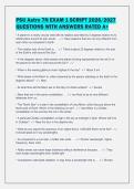 PSU Astro 7N EXAM 1 SCRIPT 2026&sol;2027&NewLine;QUESTIONS WITH ANSWERS RATED A&plus;
